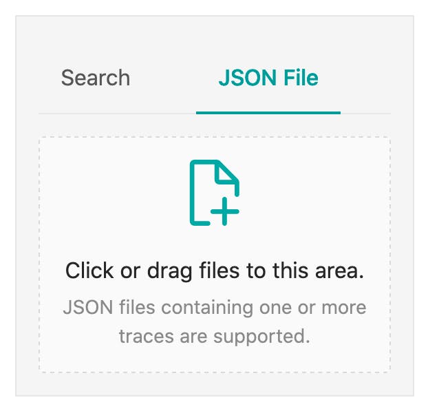 Jaeger Trace Upload JSON