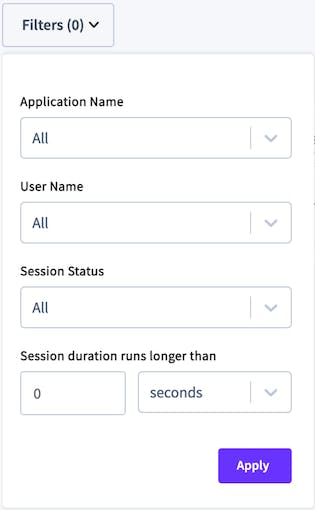 Session filter