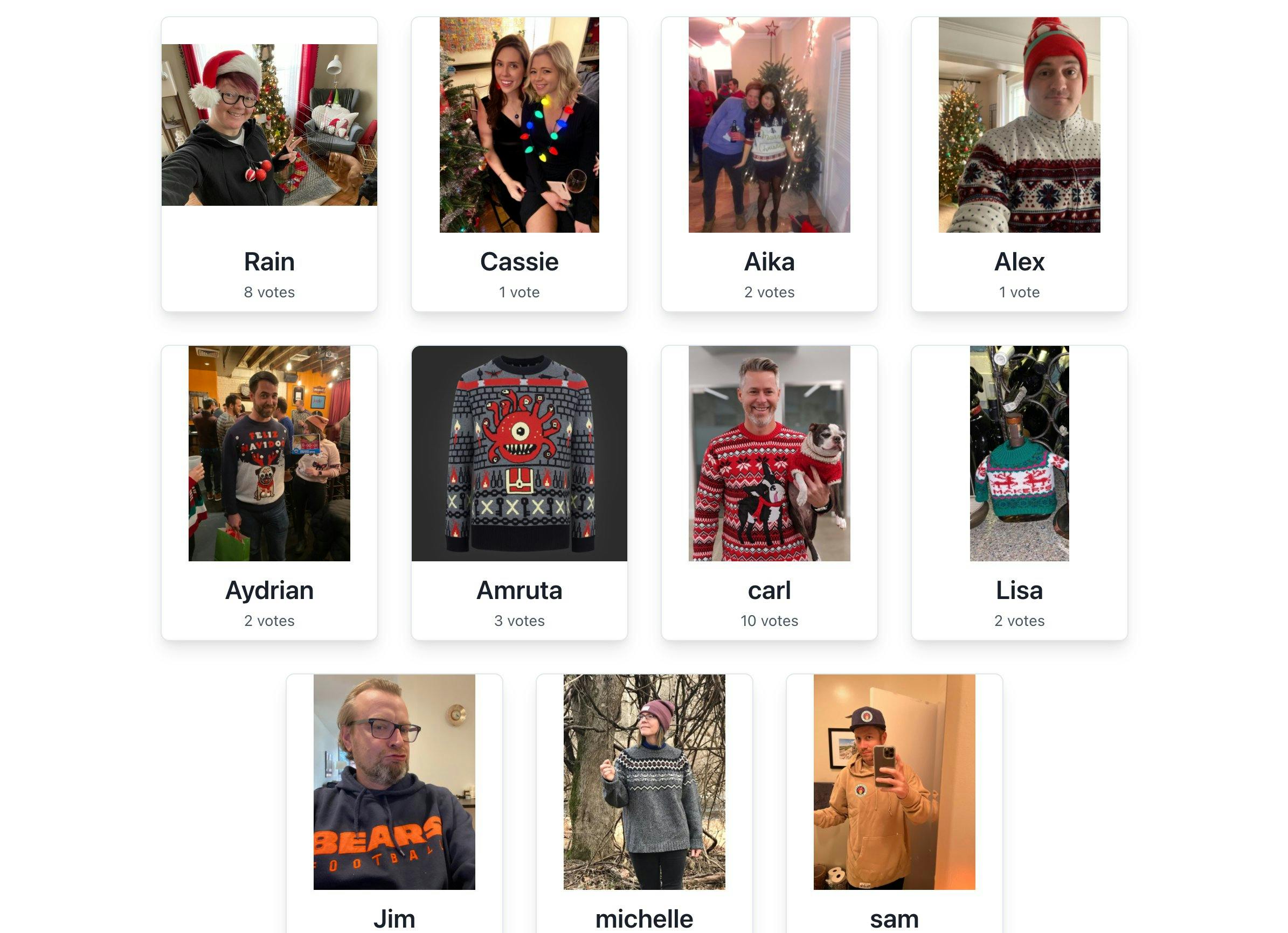 Serverless Application Ugly Sweater Contest