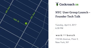 Featured Image for Announcing the first CockroachDB User Groups in NYC and SF